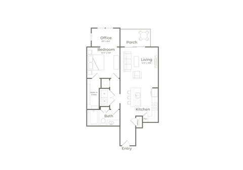 a floor plan of a house